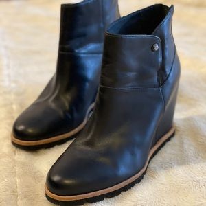 UGG Wedge Bootie with Fur Insole